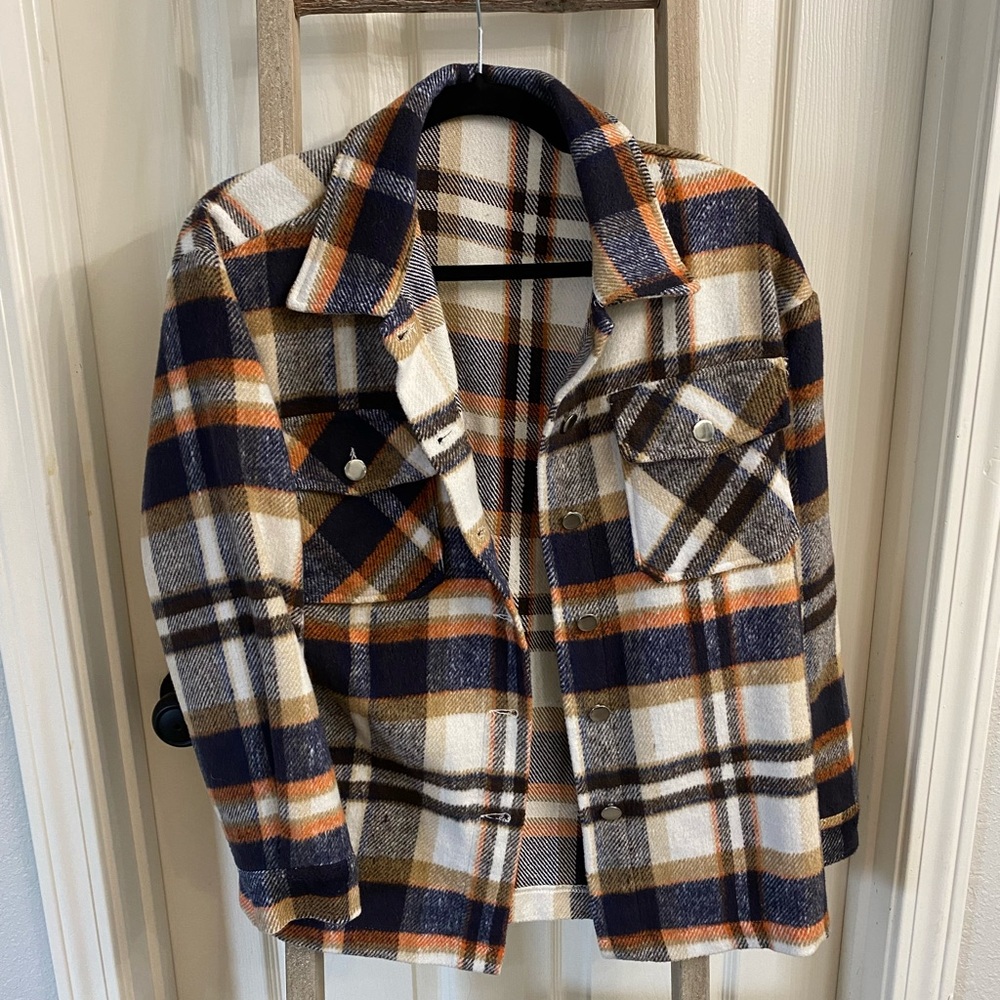 Plaid shacket